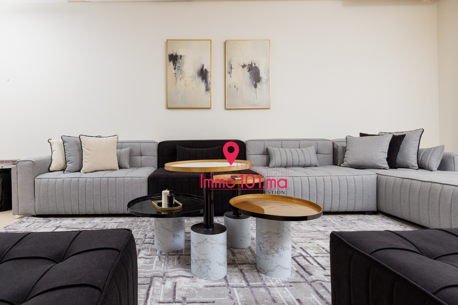 Location appartement meublé à Prestigia-Hay Riad ZLLAM2484